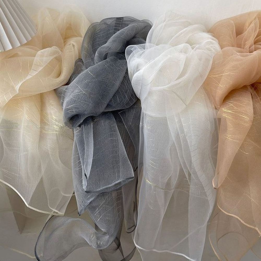 Stole Wedding Shawl - Elegant Faux Silk Wrap Women Fashion