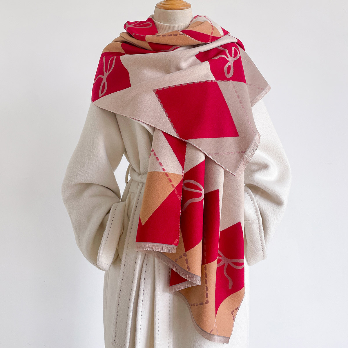 Women Imitation Cashmere Scarf - Pashmina Wrap Large recension och pris