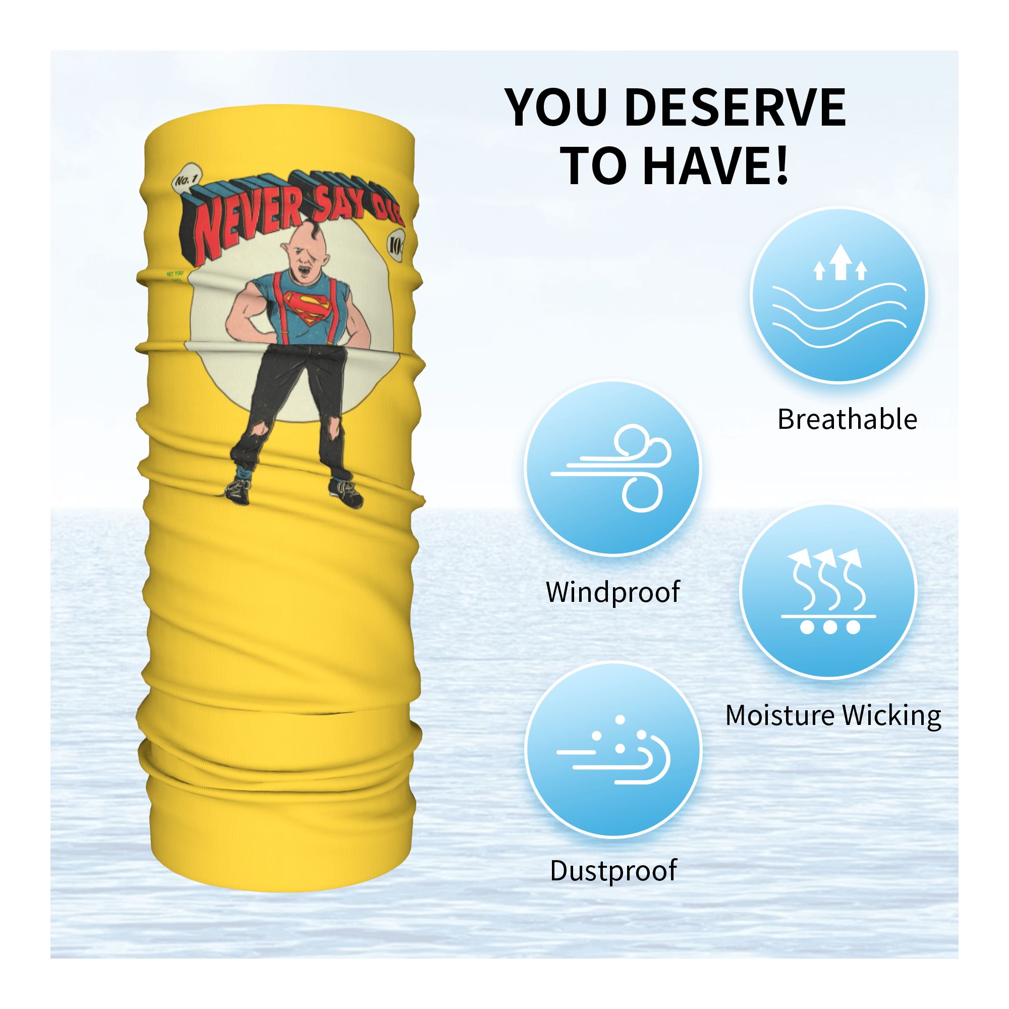 Custom The Goonies Never Say D - Neck Warmer Tube recension och pris