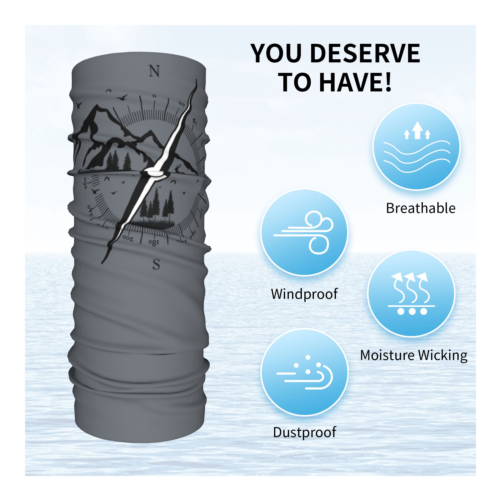 Custom Adventure Compass Winte - Neck Warmer Tube recension och pris