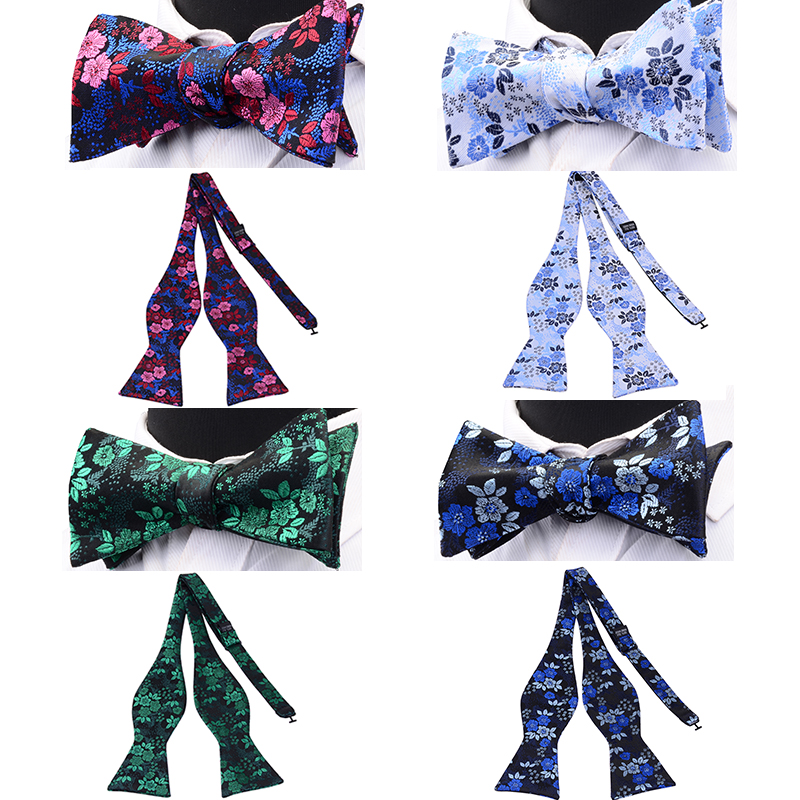 RBOCOTT Floral Self Tie Bow Ti - Silk Tie Striped recension och pris