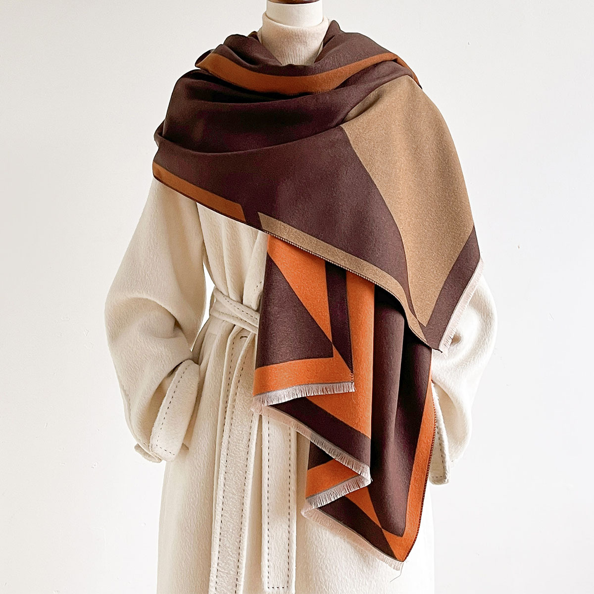 Women Imitation Cashmere Scarf - Pashmina Wrap Large recension och pris
