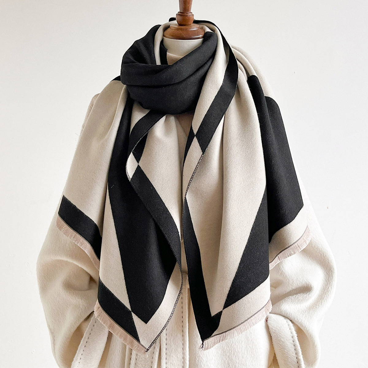 Women Imitation Cashmere Scarf - Pashmina Wrap Large recension och pris