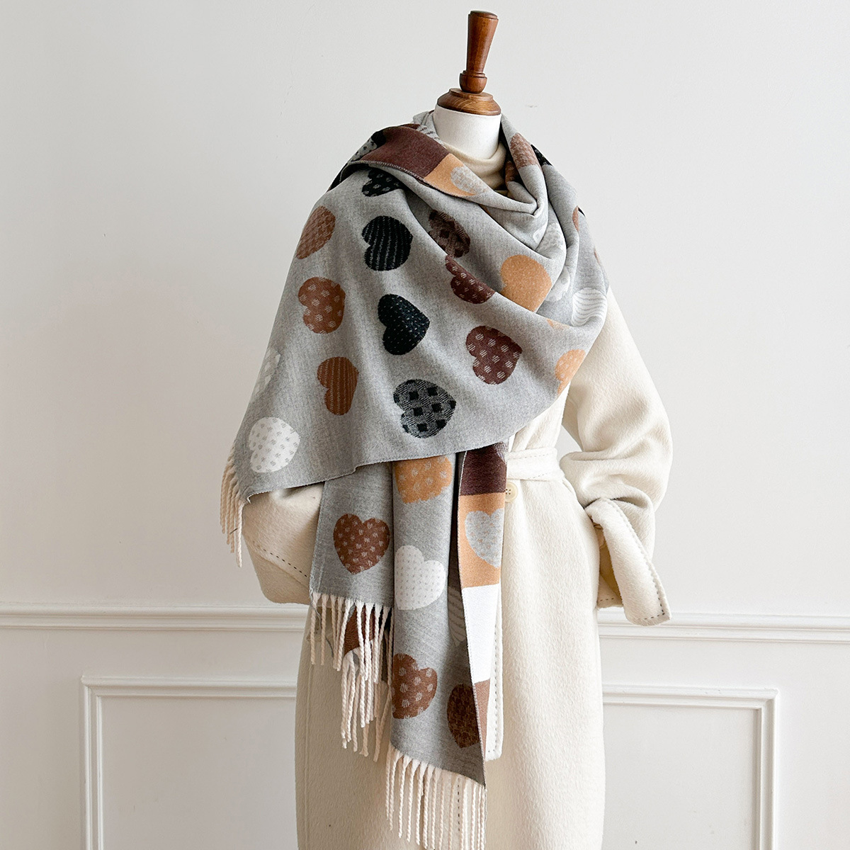 Women Imitation Cashmere Scarf - Pashmina Wrap Large recension och pris