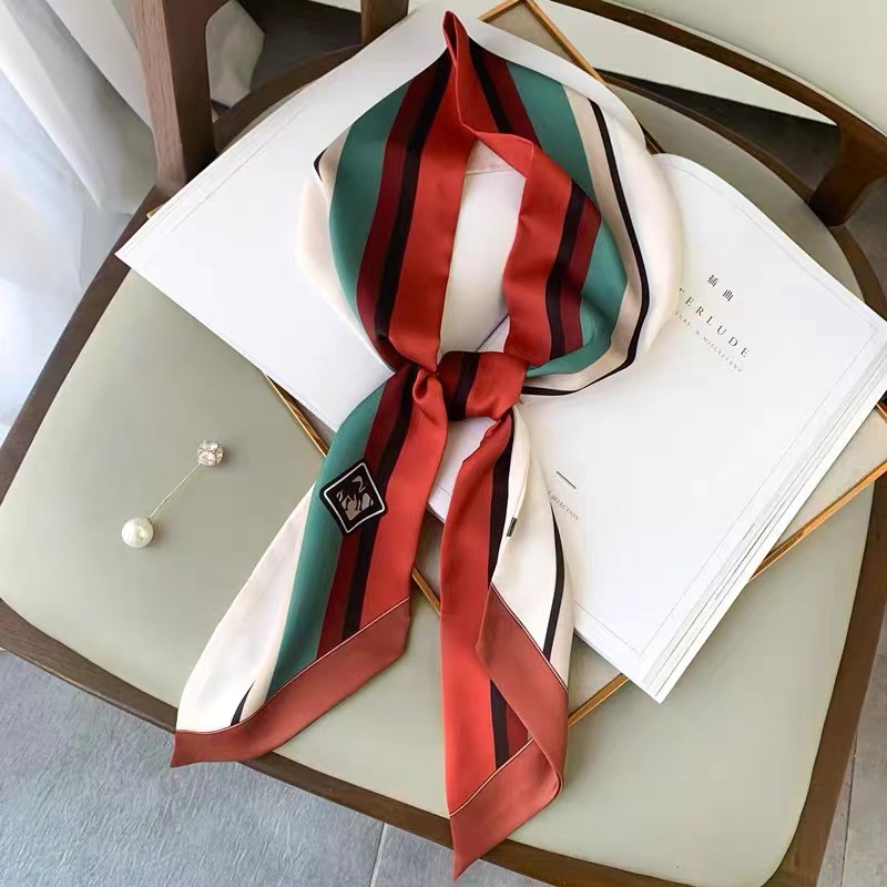 Luna&Dolphin Women Wide Skinny - Silk Tie Striped recension och pris