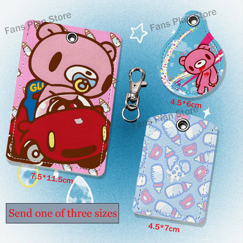 Cartoon G-Gloomy Bear Leather  - Lanyard Badge Holder recension och pris