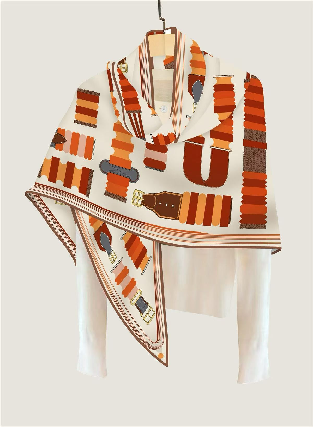 Triangle Cashmere Silk Scarf W - Pashmina Wrap Large recension och pris