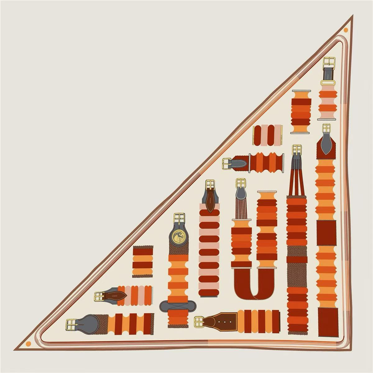 Triangle Cashmere Silk Scarf W - Pashmina Wrap Large recension och pris