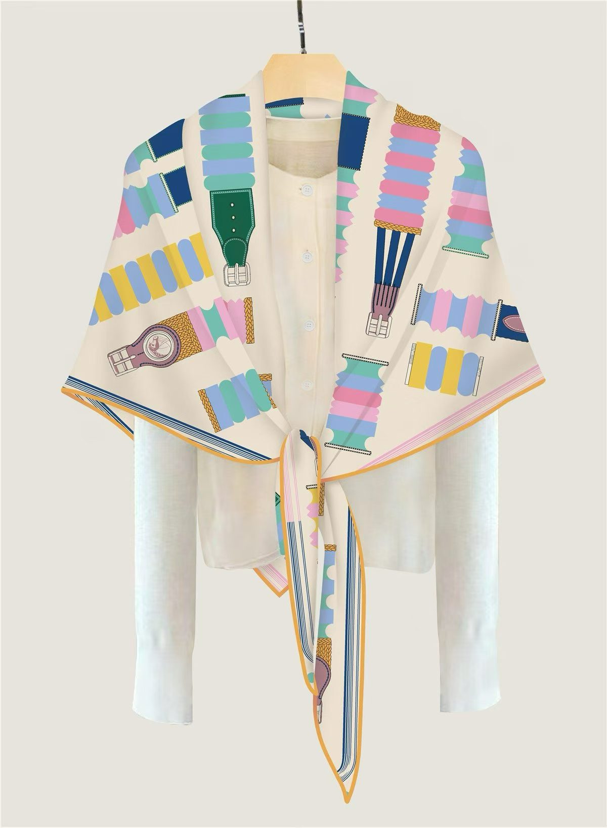 Triangle Cashmere Silk Scarf W - Pashmina Wrap Large recension och pris