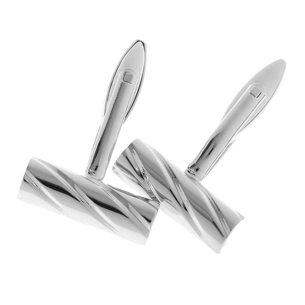 Fashion Conch Snail Cufflinks  - Tie Clip Silver recension och pris