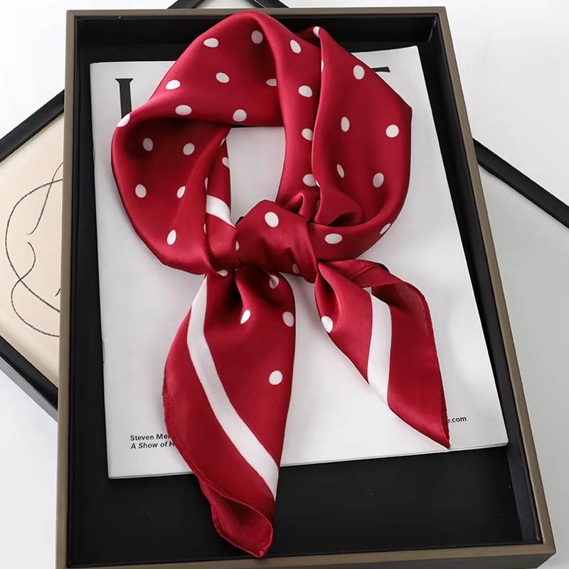 Luxury Lady Hair Dot Scarf Fem - Head Wrap Turban recension och pris